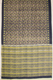 Blue Vanaspathi Printed Mulmul Cotton Saree 10069097 - Avishya