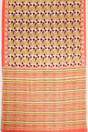 Pink Vanaspathi Printed Mulmul Cotton Saree 10069105 - Avishya