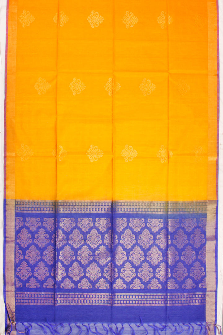 Yellow Handloom Kovai Silk Cotton Saree 10069040 - Avishya