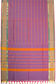 Lavendor Handwoven Kanchi Cotton Saree 10068690 - Avishya