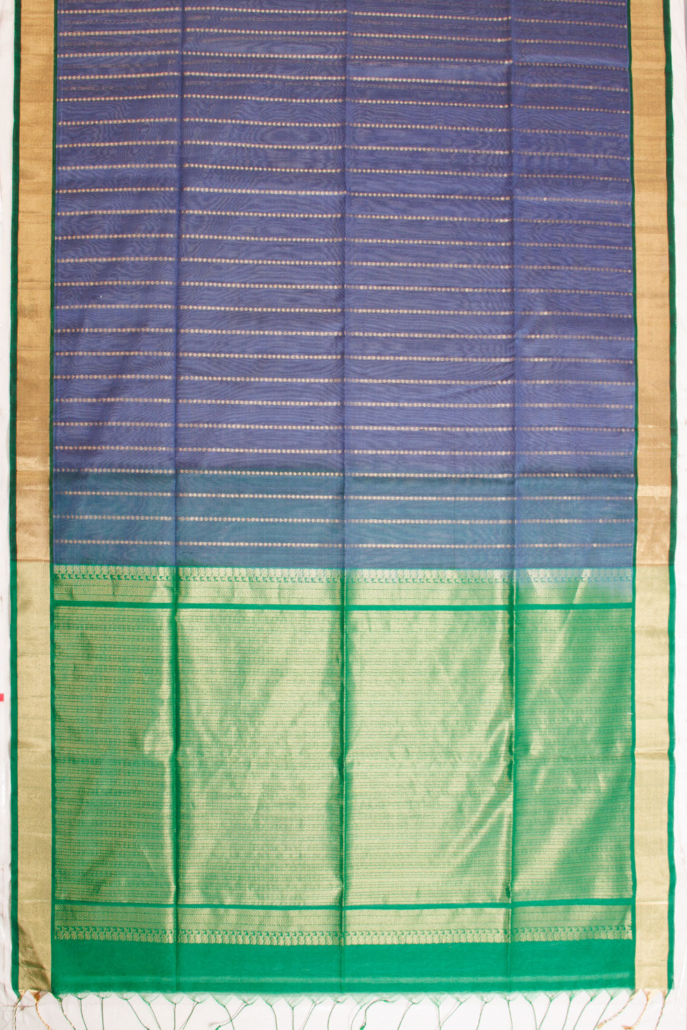 Blue Handloom Kovai Silk Cotton Saree 10069027 - Avishya