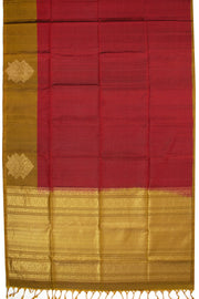 Maroon Handloom Kanjivaram Soft Silk Saree 10073933