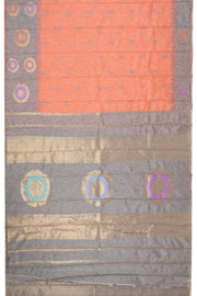 Light Salmon Fancy Kanjivaram Vegan Silk Saree 10075593