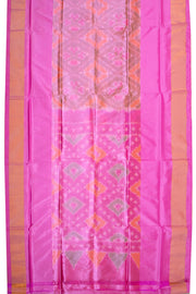 Electric Pink Kanjivaram Silk Vegan Saree 10075584