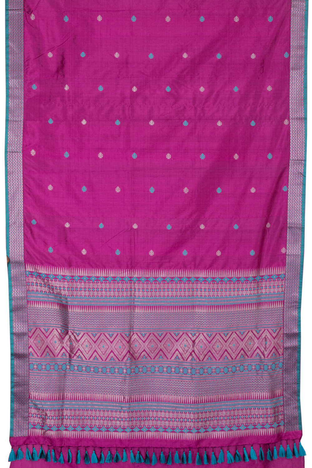 Violet Handloom Assam Silk Saree - Avishya