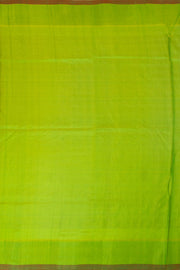 Orange Handloom Gadwal Kuttu Silk Saree - Avishya