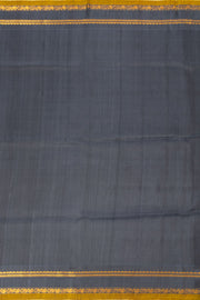 Orange Handloom Gadwal Kuttu Silk Saree - Avishya