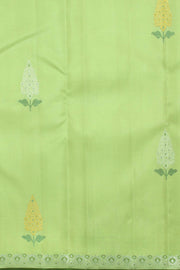 Mint Green Pure Zari Kanjivaram Silk Saree 10062478