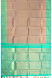 Brown Handloom Korvai Kanjivaram Silk Saree 10069136 - Avishya