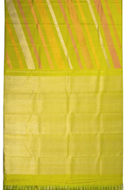 Green Kanchipuram Pure Zari Silk Saree 10072874