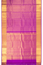 Purple Handloom Kanchipuram Pure Silk Saree 10072878