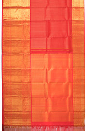 Husker Red Bridal Kanjivaram Pure Zari Silk Saree 10073939