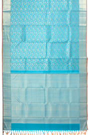 Blue Diamond Bridal Kanjivaram Pure Zari Silk Saree 10073963