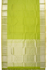 Apple Green Bridal Kanjivaram Pure Zari Silk Saree 10073968