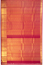 Red Monotone Kodimalai Bridal Kanjivaram Pure Zari Silk Saree 10074731