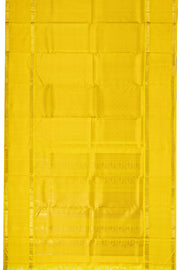 Vivid Yellow Monotone Bridal Kanjivaram Pure Zari Silk Saree 10074738