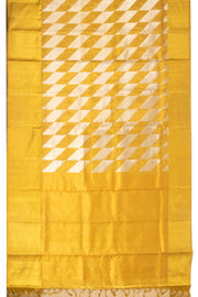 Gold Monotone Kanjivaram Pure Silk Saree 10074788