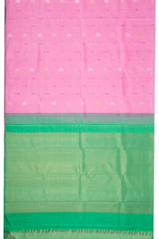Cotton Pink Kanjivaram Silk Saree 10075615