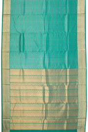  Myrtle Green Monotone Kanjivaram Silk Saree 10075618