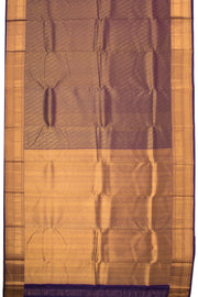 English Violet Monotone Kanjivaram Silk Saree 10075622