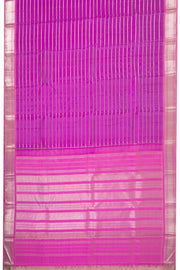 Barney Purple Korvai Kanjivaram Silk Saree 10075627