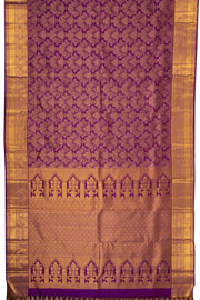 Purple Kanjivaram Pure Silk Saree 10076170