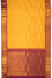Yellow Kanjivaram Pure Silk Saree  10076173