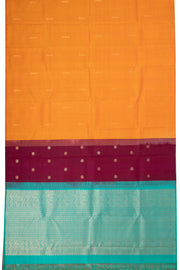 Orange Light Weight Kanjivaram Pure Silk Saree 10073814