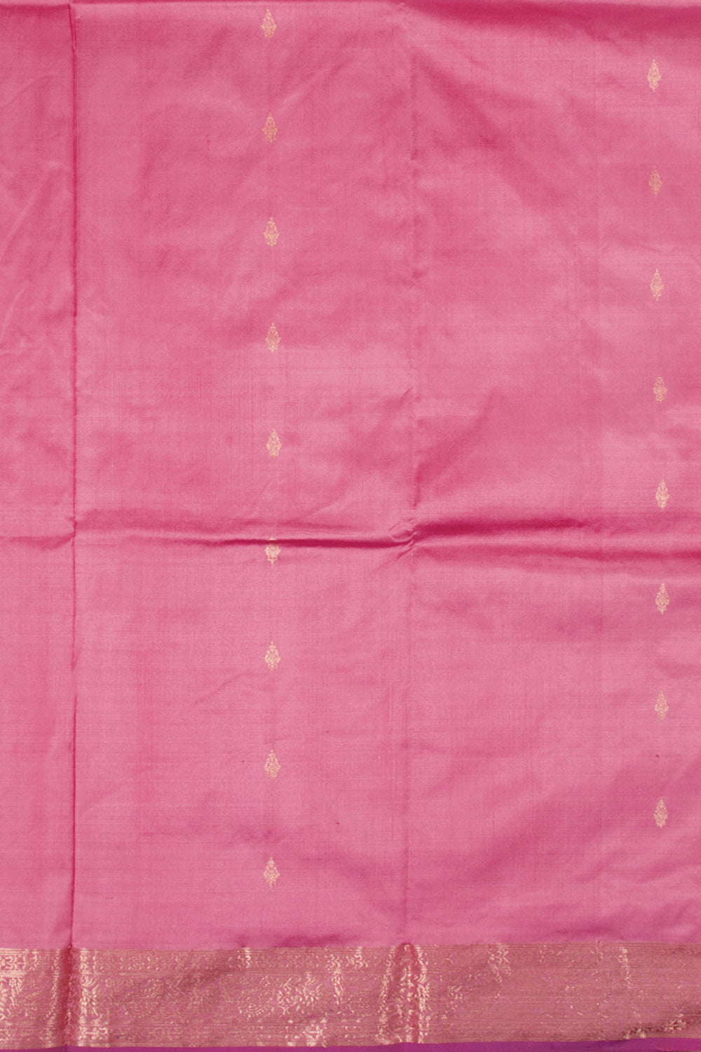 Rose Pink Handloom Banarasi Silk Saree10063610