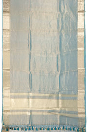 Blue Banarasi Tissue Silk Saree 10074278