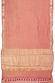 Pink Banarasi Tissue Silk Saree 10074282