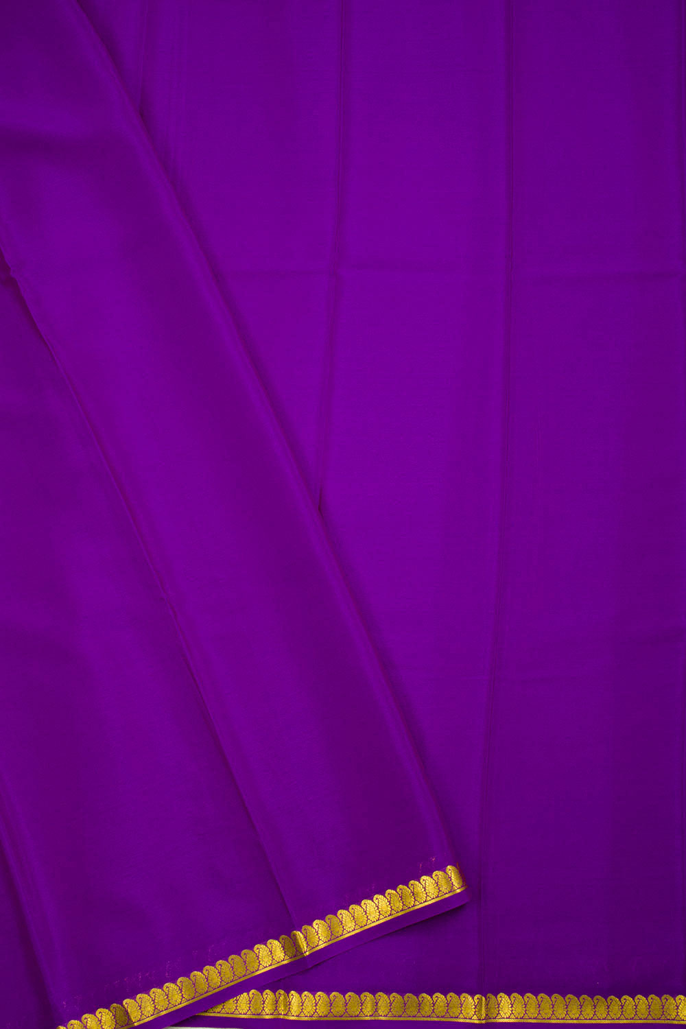Royal Purple Mysore Crepe Silk Saree 10062318