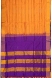 Orange South Silk Cotton Saree 10073546
