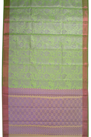 Green South Tissue Silk Cotton Saree 10073580
