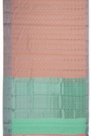Peach South Silk Cotton Saree 10073612