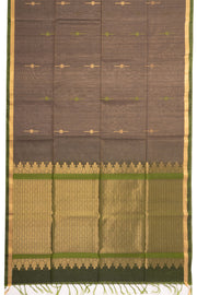 Brown Handloom Kovai Silk Cotton Saree 10073769