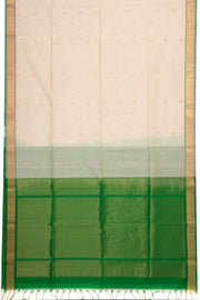 Beige Handloom Kovai Silk Cotton Saree 10073776