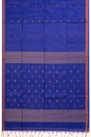 Blue Handloom Kovai Silk Cotton Saree 10073781