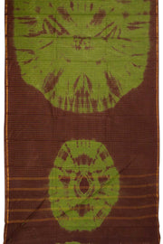 Green Handcrafted Sungudi Cotton Saree 10074462