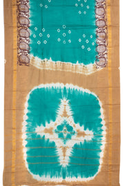 Blue Handcrafted Sungudi Cotton Saree 10074464