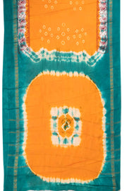 Yellow Handcrafted Sungudi Cotton Saree 10074465