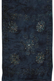 Blue Handcrafted Sungudi Cotton Saree 10074932