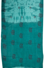 Blue Handcrafted Sungudi Cotton Saree 10074936