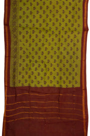 Green Handcrafted Sungudi Cotton Saree 10074937