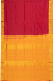 Maroon South Silk Cotton Saree 10073547