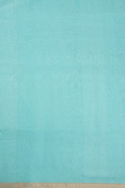 Blue Chanderi Silk Cotton 2 pc Salwar Suit Material