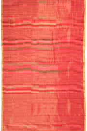 Red Handloom Chanderi Silk Saree