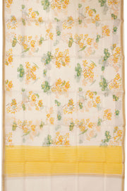 Yellow Chanderi Silk Cotton 2 Piece Salwar Suit Material 10075390