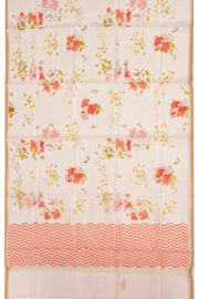 Peach Chanderi Silk Cotton 2 Piece Salwar Suit Material 10075398