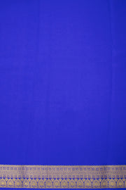 Blue Mysore Crepe Silk Saree - Avishya